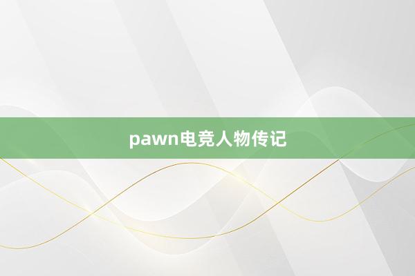 pawn电竞人物传记