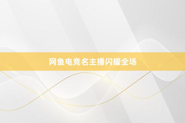 网鱼电竞名主播闪耀全场